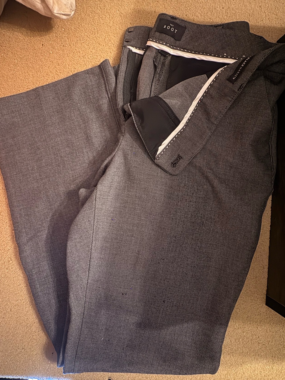 White House Black Market Charcoal Gray Dress Pants